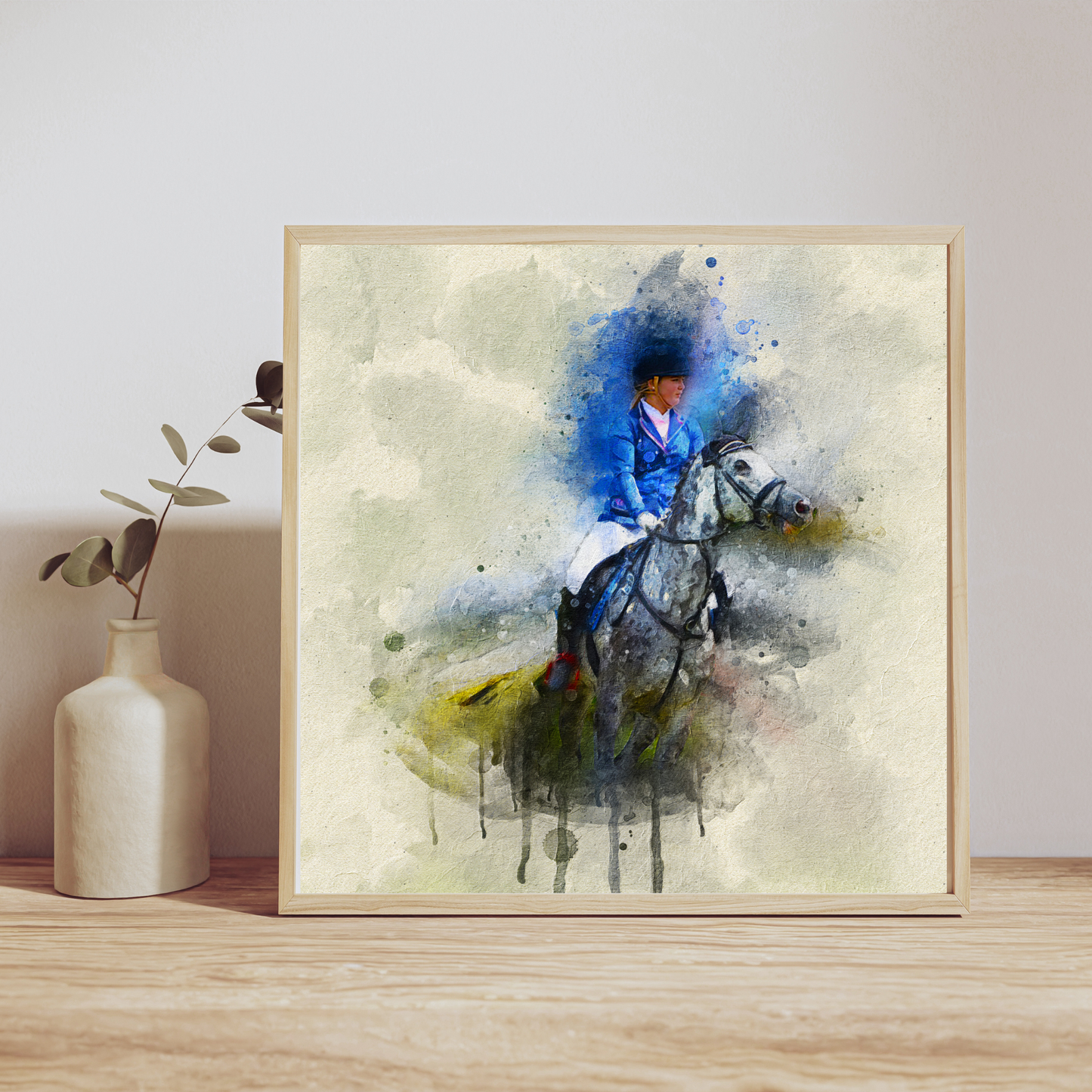 Dein Pferd als Aquarell-Portrait