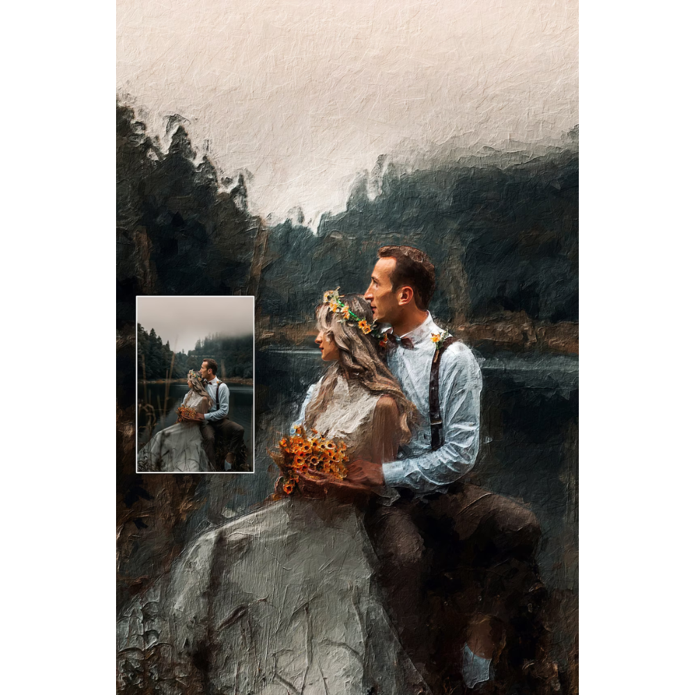 Aus deinem Foto wird ein persönliches Kunstwerk.