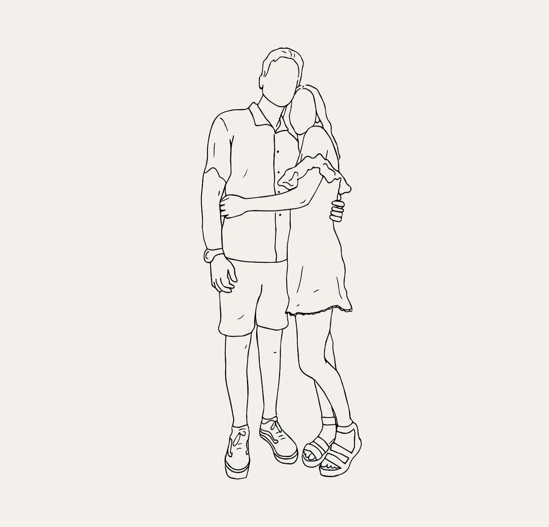 Line Art Stil
