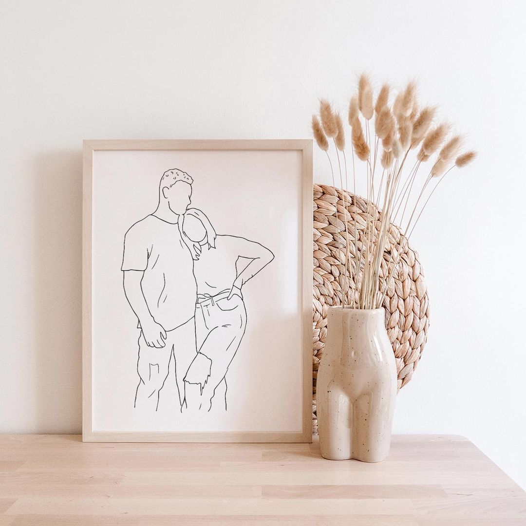 Line Art Stil