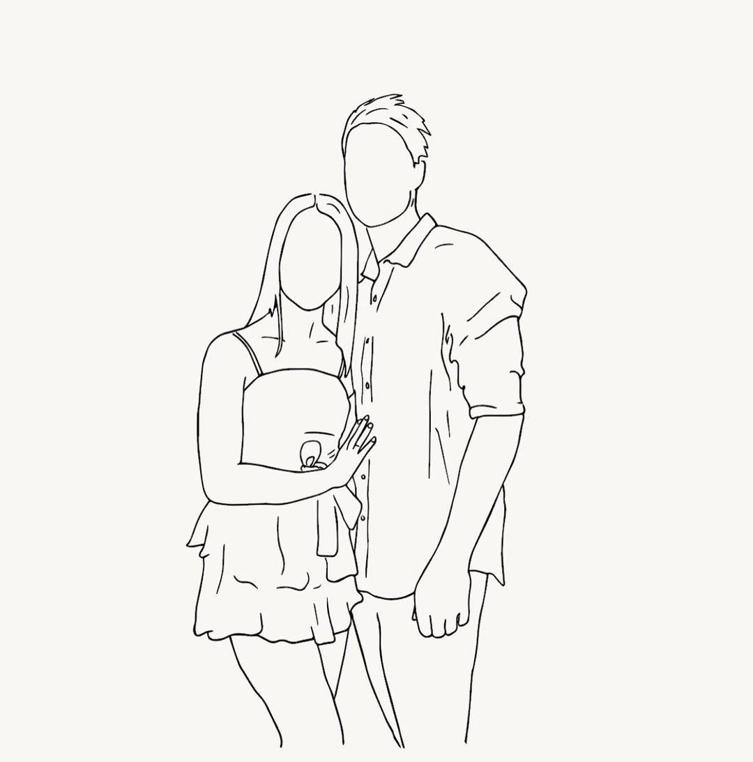 Line Art Stil