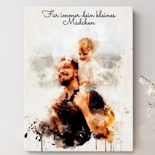 Dein Foto im Wasserfarben-Stil