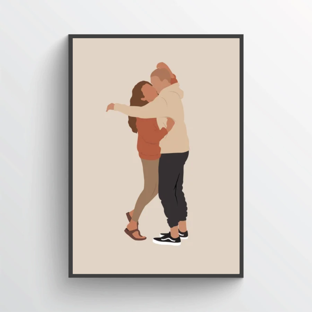 Dein Foto im minimalistischen Stil