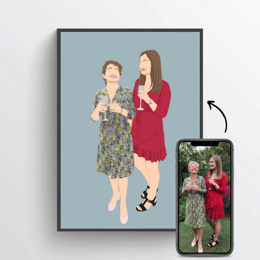 Dein Foto im minimalistischen Stil